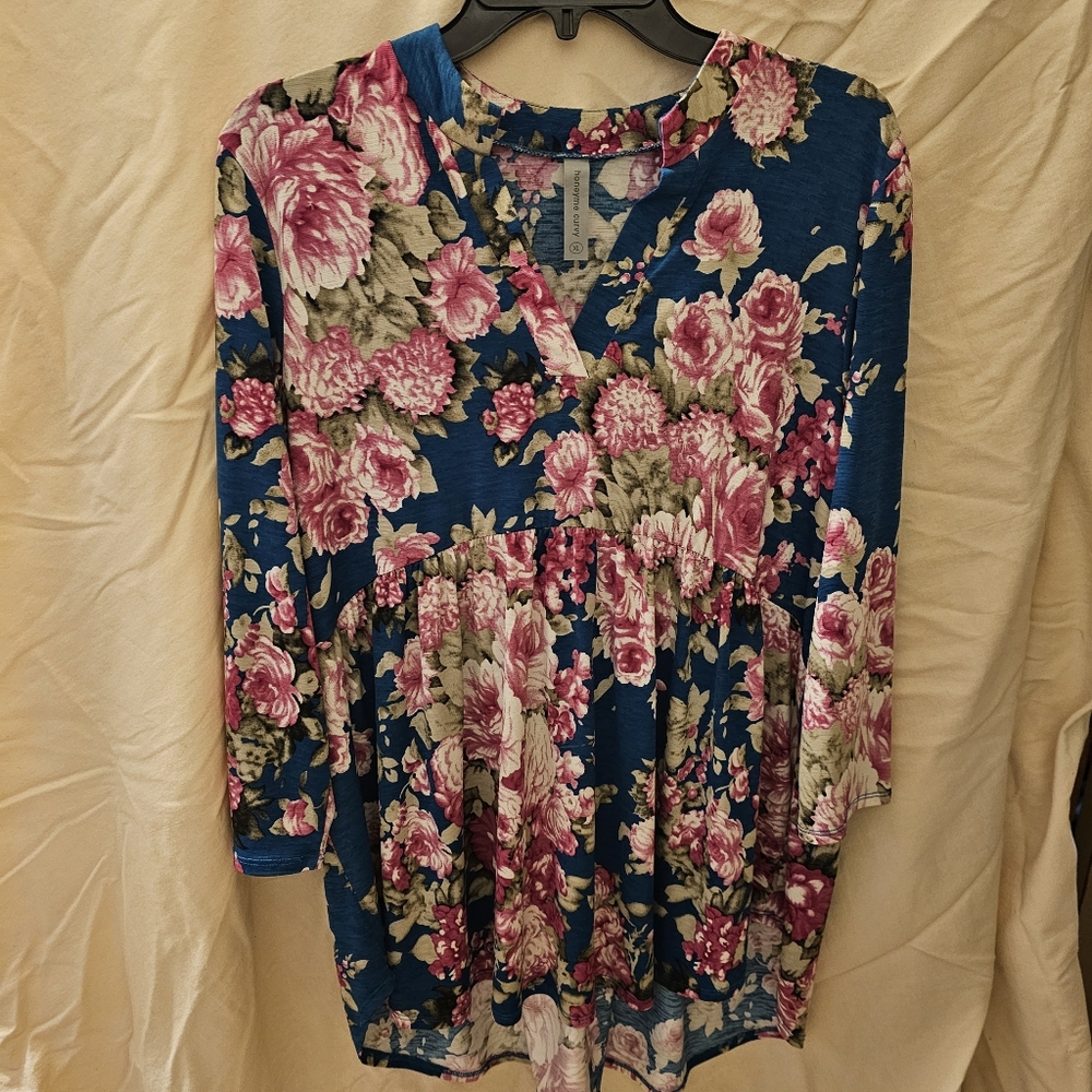 Womens floral blouse